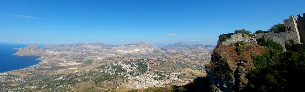 panorama z murów obronnych Erice