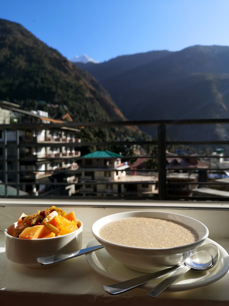  Codziennie to samo pyszne śniadanie i ten sam przepiękny widok